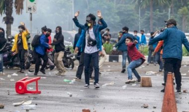 Kerusuhan Ominibus Law, Mabes Polri: Dicari Benang Merahnya dan Dalangnya