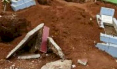 Ngeri!!! Makam Orang Sakti di Bukitbungkul Merangin Dibongkar Orang, Tali Pocong Hilang