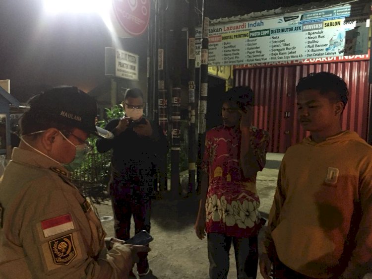Lakukan Patroli Malam, Maulana: 20 Persen Masyarakat Kota Jambi Masih Melanggar Protokol Kesehatan