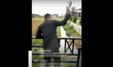 Viral Diduga Oknum Anggota Brimob Lempar Anak Kucing ke Parit Seperti Lempar Batu