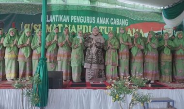 Bupati Masnah Hadiri Pelantikan PAC Muslimat NU Kecamatan Sungaigelam