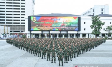 Pimpin Apel Danrem dan Dandim Terpusat Tahun 2020, Begini Pesan KASAD