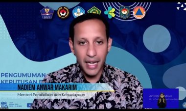 Nadiem Bolehkan Sekolah Tatap Muka Mulai Januari 2021