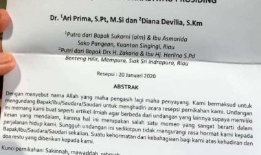 Terlalu Kreatif! Undangan Pernikahan Ini Bikin Geleng-geleng Kepala Netizen