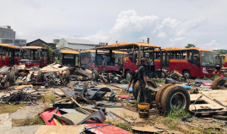 Bus Transjakarta Dihancurkan, Camat Dramaga: Terus Terang Mereka Tidak Pernah Lapor ke Kita