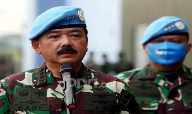 Panglima TNI Dikawal Pangkostrad dan Empat Komandan
