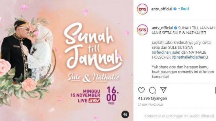 Sule dan Nathalie Menikah, Ini Dia Artis Pilihan yang Diundang