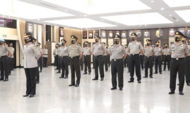 Pimpin Kenaikan Pangkat 46 Pati Polri, Kapolri: Anak Istri sudah Mendoakan