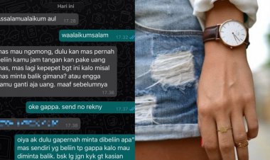 Viral! Cewek Ini Curhat Saat Sang Mantan Tagih Barang Pemberian, Netizen: Cowok Tak Tahu Malu