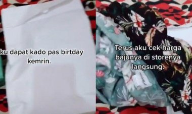 Viral! Pemuda Kesal Dapat Kado Ulang Tahun Baju Diskonan dari Teman