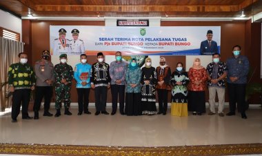 Terhitung 6 Desember 2020 Mashuri & Safrudin Dwi Apriyanto Aktif sebagai Bupati-Wakil Bupati Bungo