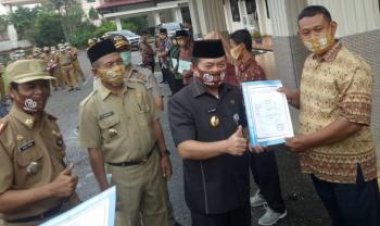 Empat UPR Merangin Diberi Sertifikat CPIB