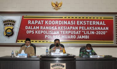 Operasi Lilin 2020, Polres Muarojambi Terjunkan 170 Personel