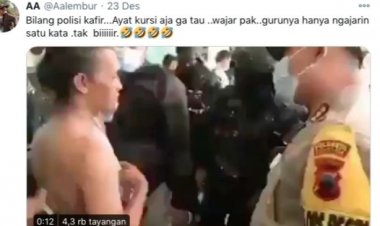 Disebut Kafir, Polisi Tantang Baca Ayat Kursi, Pemuda: Tak Hafal Pak!