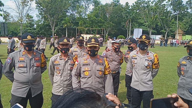 Jangan Coba-coba Buat Rusuh Saat Pilkada di Muarojambi, Ratusan Personel Polisi Sudah Diterjunkan