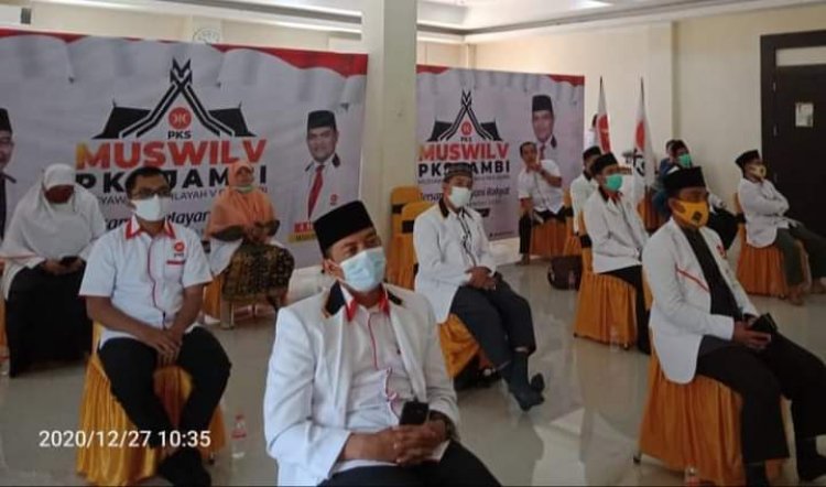 Muswil DPW PKS Jambi Rampung, Heru Kustanto Jabat Ketua