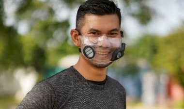 Masker Ini Dilengkapi Kipas Angin, Bikin Sejuk dan Super Unik
