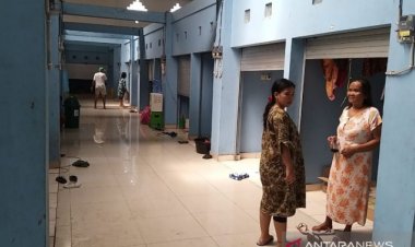 Terminal KM-6 Banjarmasin jadi Tempat Pengungsi Korban Banjir