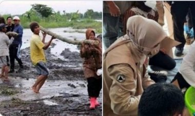 Viral Risma Angkat Kayu di Lokasi Bencana, Gus Umar: Tugas Dia Itu Gimana Bantuan Berjalan Lancar