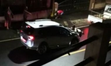 Viral! Diduga Mobil Waka DPRD Sulut Dihadang Istri dan Hingga Terseret