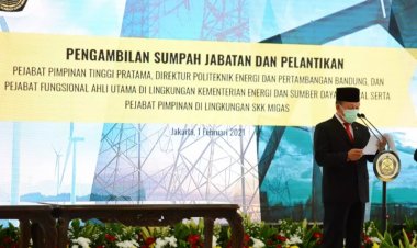 Menteri Arifin lantik 31 Pejabat Pimpinan Termasuk SKK Migas
