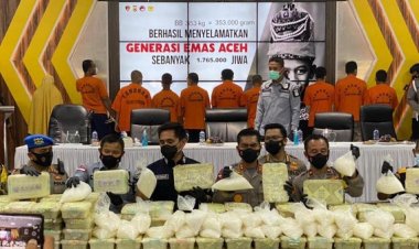 Napi Lapas Lhokseumawe Ini Kendalikan Jaringan Internasional Sabu 353 Kg dari Malaysia