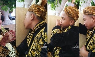 Viral Pria Tidur Ngiler di Pelaminan Bikin Curiga, Netizen Tebak Faktanya....