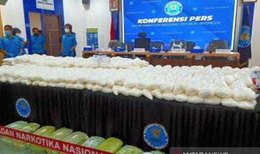 BNN Gagalkan Peredaran Sabu Rp1 Triliun Sindikat Palembang, Medan, Jakarta