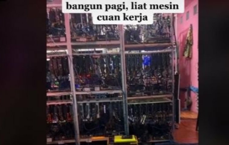 Viral! Emak-emak Ini Pamer Mesin Bitcoin: Santai di Rumah Tetap Dapat Cuan
