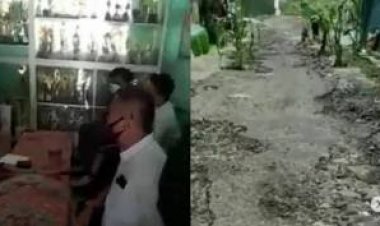 Viral Aparat Desa Mengamuk, Gegara Guru Ini Posting Jalan Rusak, Netizen: Kenapa Marah-marah?