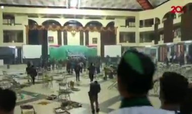 Ricuh! Sejumlah Kader HMI Lempar Kursi dan Kaca Sekitar Ruang Kongres