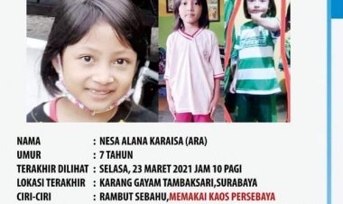 Sempat Hilang, Ara Bocah Surabaya Ditemukan di Pasuruan, Kok Bisa?