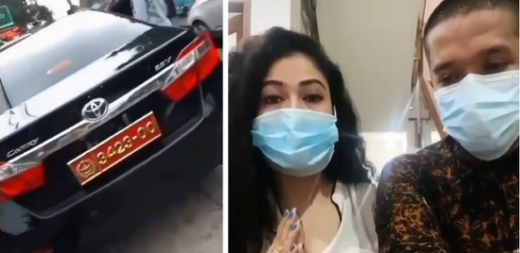 Gegara Pamer Plat Nomor TNI, Wanita Cantik Ini Malah Dijemput Denpom