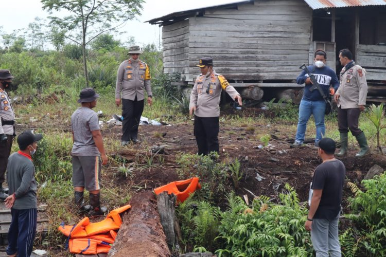 Temukan BB Kayu Ilegal di Kawasan PT PIB Muarojambi, Kapolda: Segera Angkut, Evakuasi