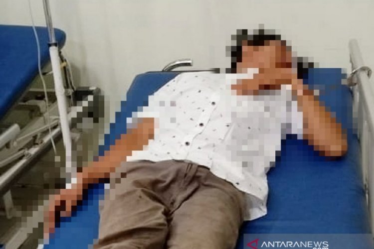 Terduga Pencuri Motor Ini Bonyok Usai Diamuk Massa, Begini Nasibnya....