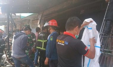 Kebakaran Hebat di Jalan M Yamin Medan, Satu Warga Tewas