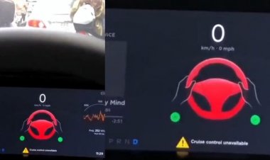 Viral! Autopilot Mobil Tesla Menyerah Hadapi Macet: Take Over Immediately