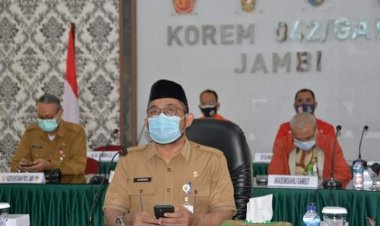 Sekda Provinsi Jambi Umumkan Kenaikan Status Karhutla