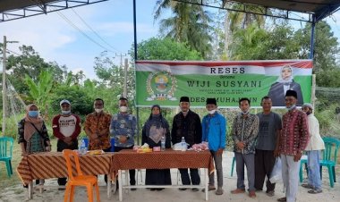 Wiji Susyani Reses ke Desa Muhajirin Serap Aspirasi Konstituen