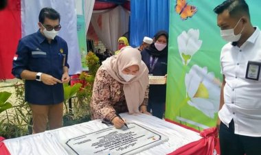 Bupati Masnah Resmikan Gedung PAUD di Desa Talang Belido