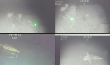 Kapal AL Singapura Evakuasi Komponen KRI Nanggala, Ternyata Ini yang Ditemukan