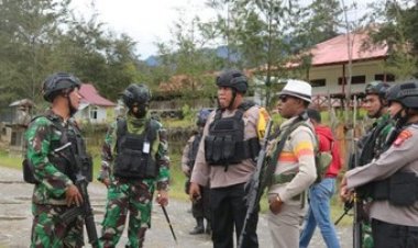 Baku Tembak Satgas Nemangkawi dan Teroris KKB, Dua Orang Tewas