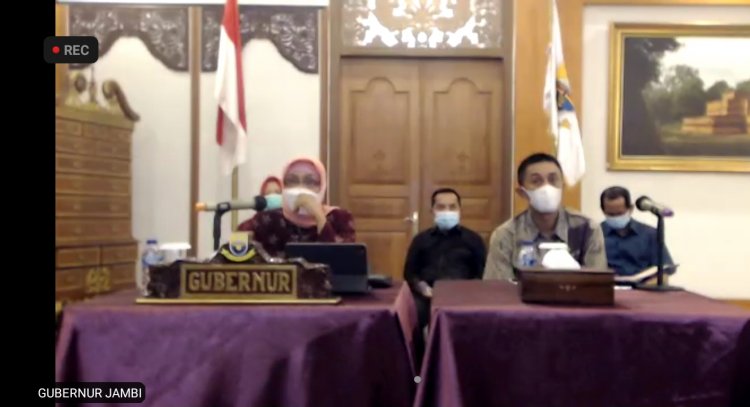 Rakor Strategi Micro Lockdown, Pj Gubernur Jambi Sebut Siap Hadapi Lonjakan Covid-19
