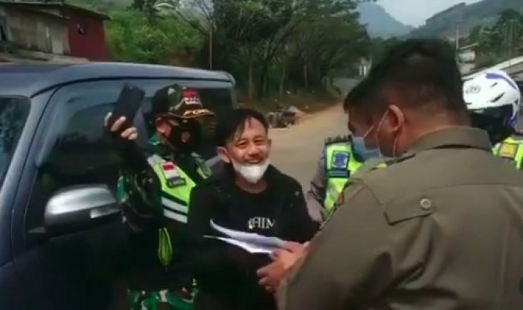 Senyum Kang Mus Preman Pensiun Jadi Sorotan Saat Dicegat Prokes
