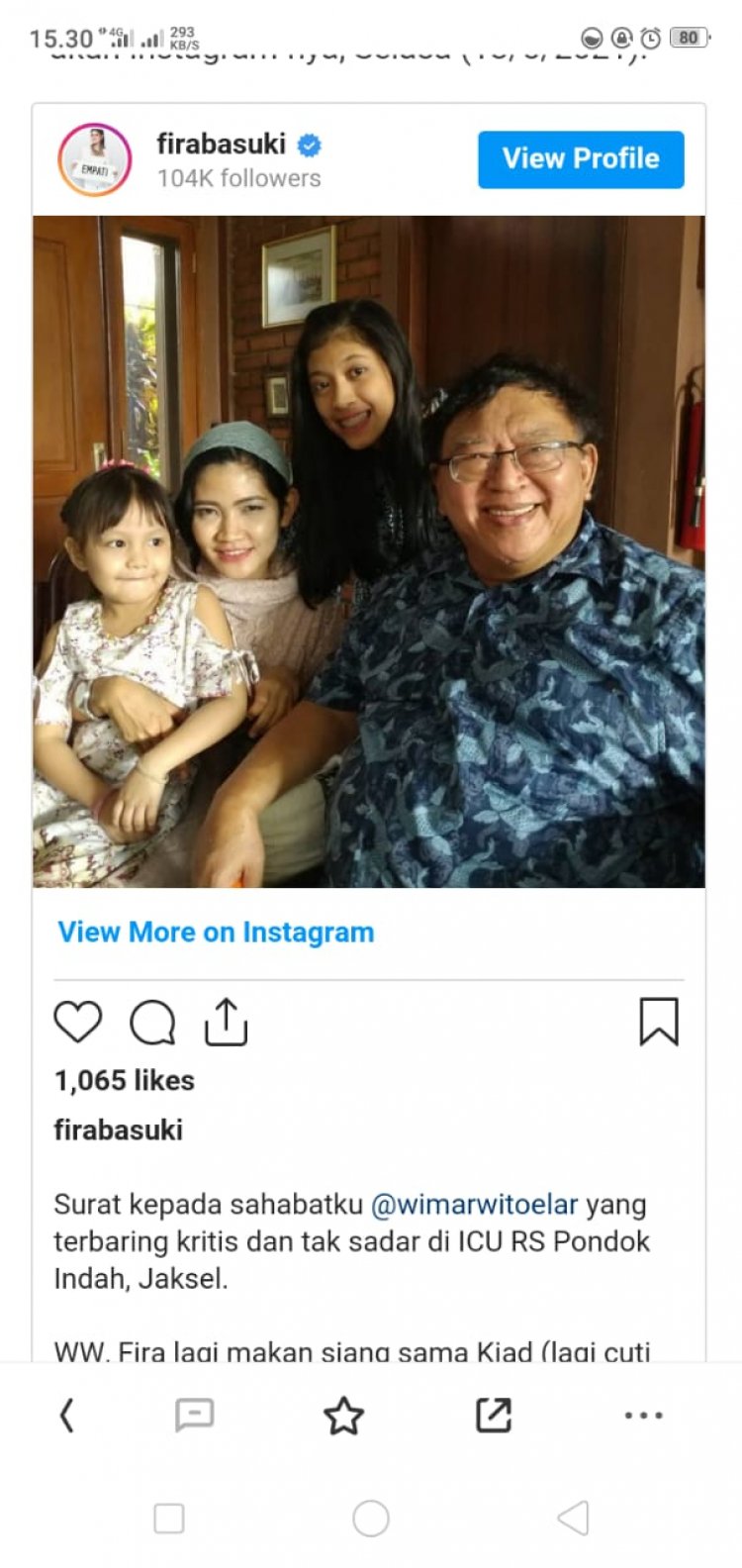 Sosok Wimar, Jubir Gusdur yang Meninggal Dunia Akibat Sepsis