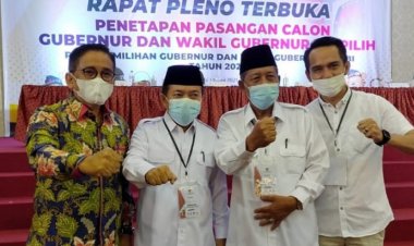 SAH!!! KPU Tetapkan Al Haris- Abdullah Sani Pemenang Pilgub Jambi