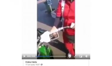 Bikin Gregetan Pria Ini Beli BBM Cuma Rp1.000, Videonya Viral