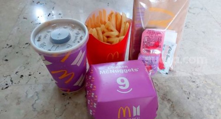 Viral Logo PDIP Gara-gara BTS Meal, Admin Gerindra: Takut Nanti Bikin Keramaian, Kasian Ojolnya Ngantri Lama