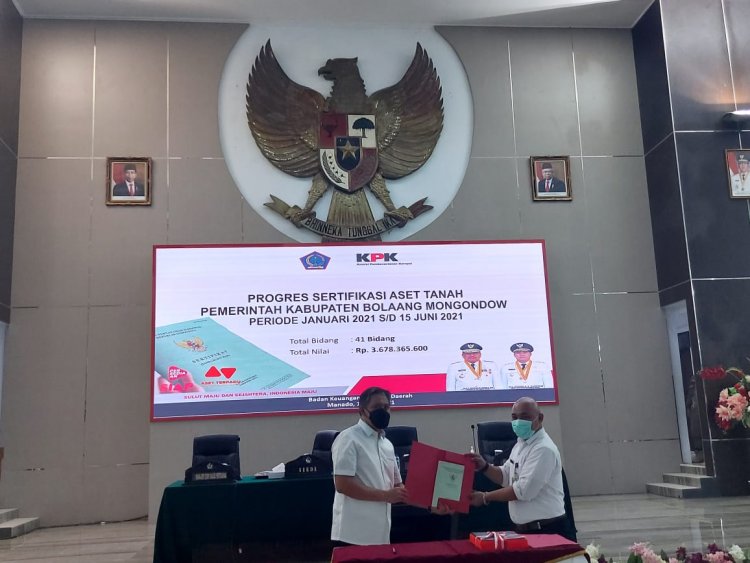 KPK Dukung Pemda Sulut Pulihkan dan Tertibkan Aset Senilai Rp317,6 Miliar