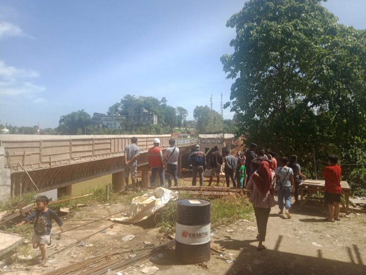 Satu Pekerja Jembatan Merangin Tenggelam